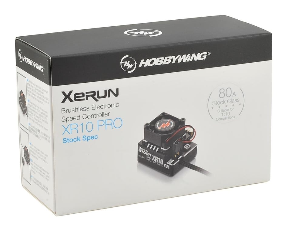 Hobbywing Xerun XR10 Pro Stock Spec V4 Sensored Brushless ESC - Iron City RC Hobbies