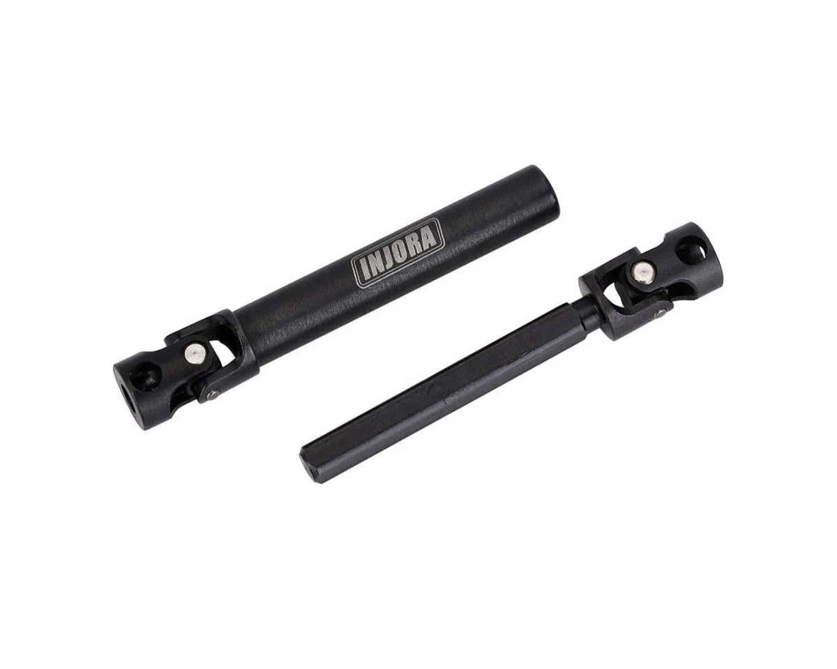 Injora Axial SCX24 Hardened Steel Drive Shafts Set (C10/JLU/Bronco/Base Camp/4Runner) (132mm Wheelbase)