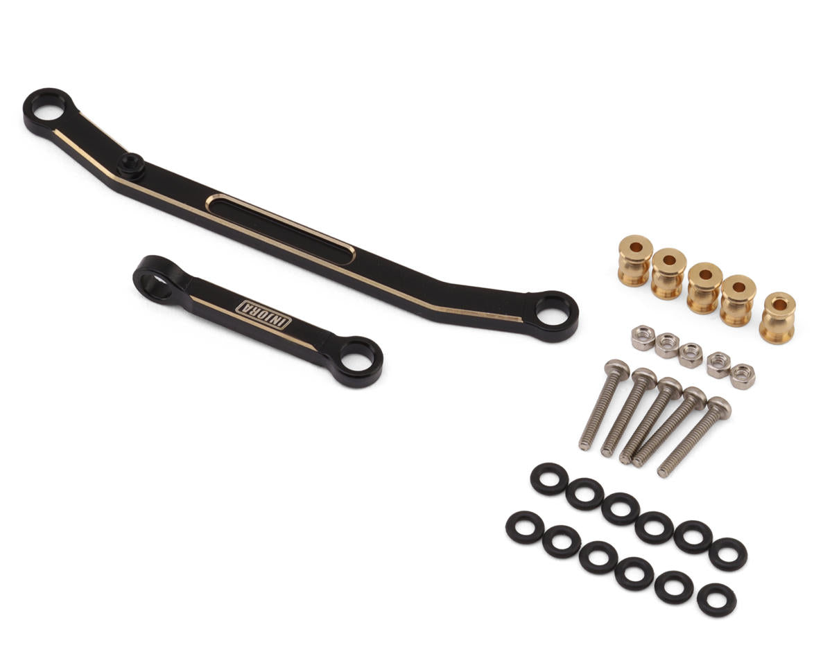 Injora Axial SCX24 Brass Steering Links Set (Black)