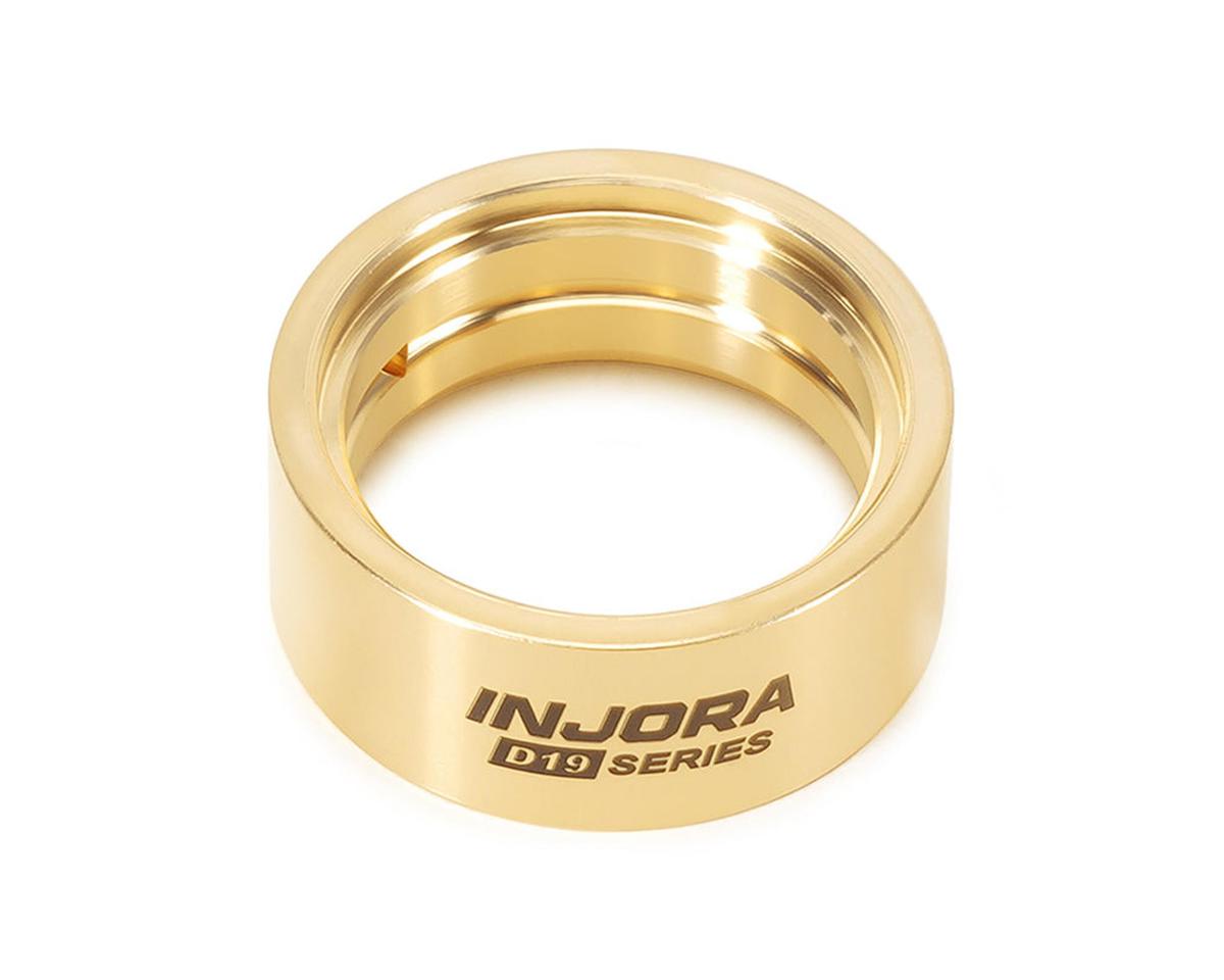 Injora Axial SCX30 0.7" D19 Beadlock wheels Brass Clamp Rings (4) (10.1g ea)