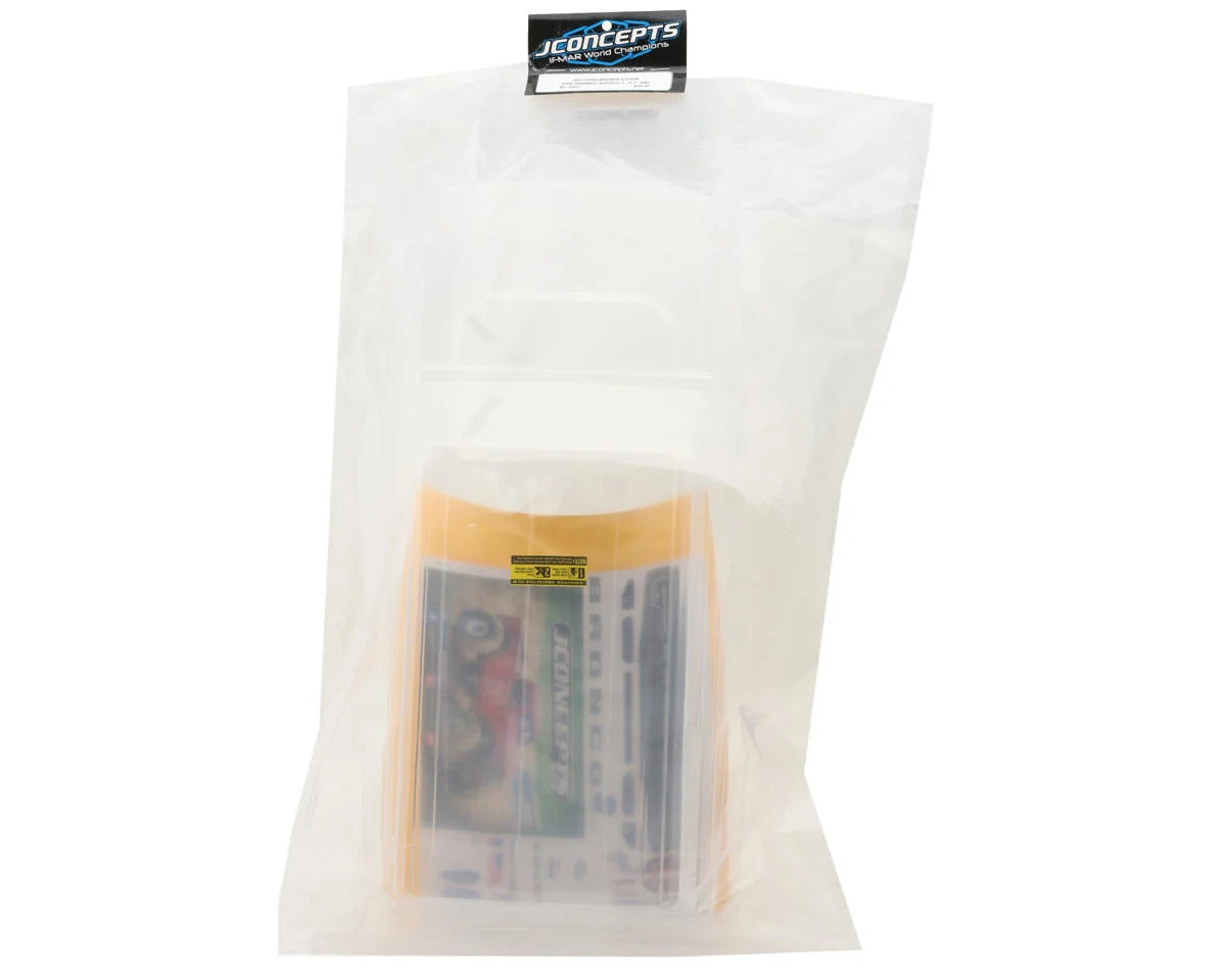 JConcepts 2021 Ford Bronco 4 Door Rock Crawler Pre-Trimmed Body (Clear) (12.3")