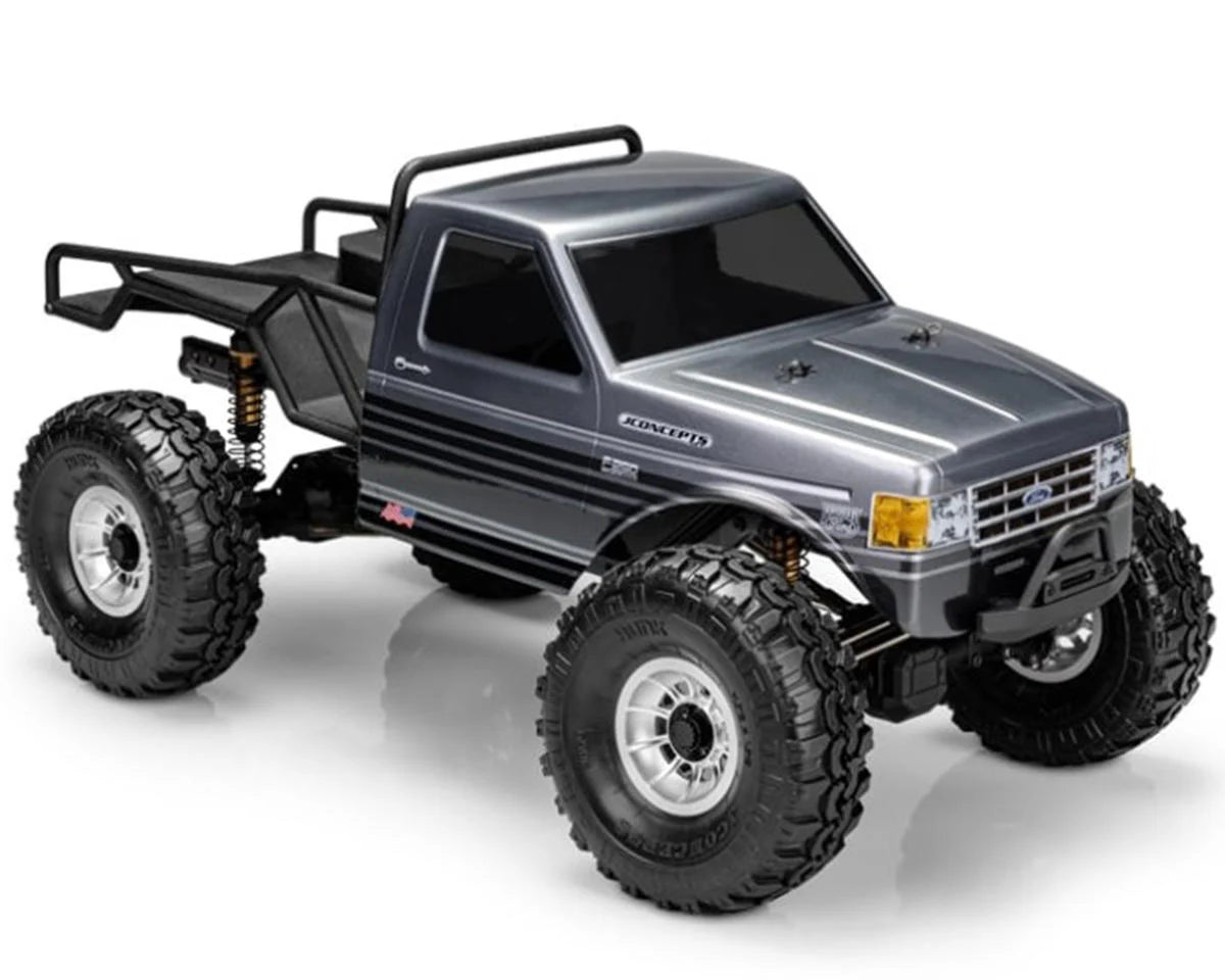 JConcepts Tuck 1989 Ford F-150 Rock Crawler Body (Clear) (12.3") (Cab Only)