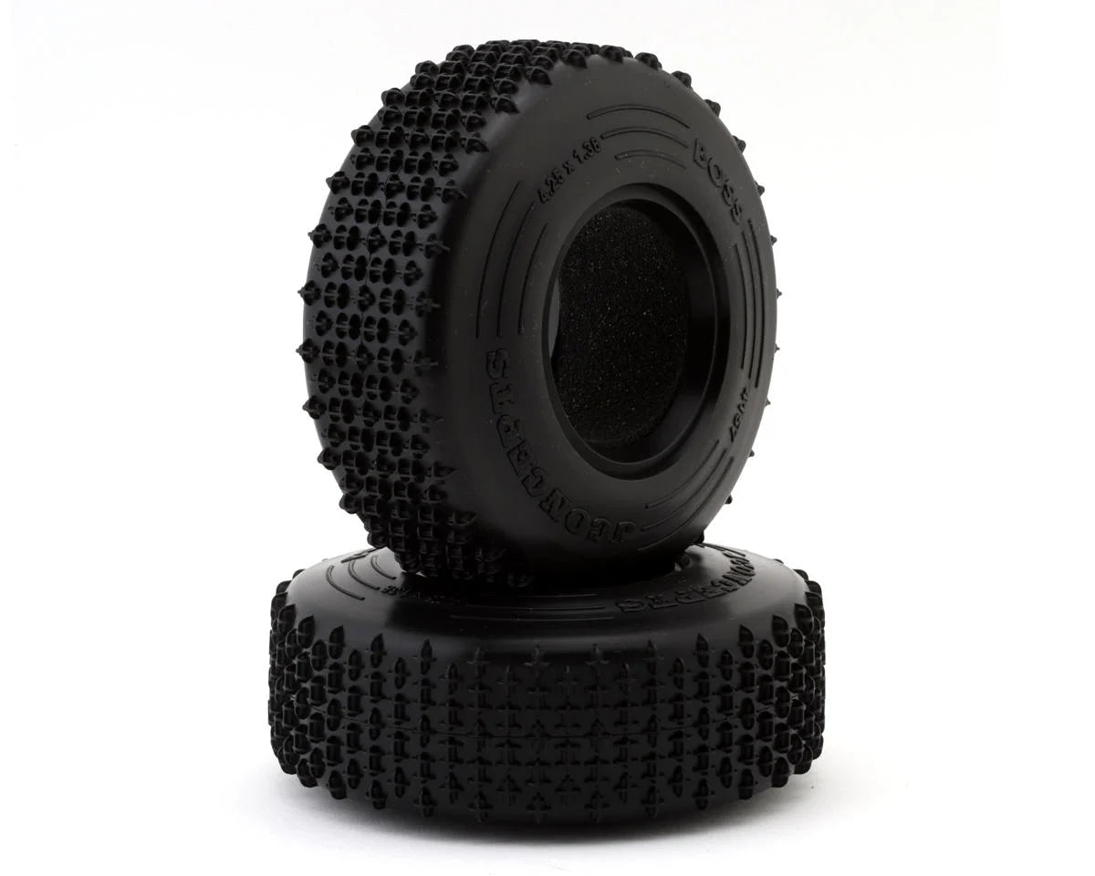JConcepts Boss 1.9" All Terrain Comp Rock Crawler Tires (2) (4.25” OD) (Green)