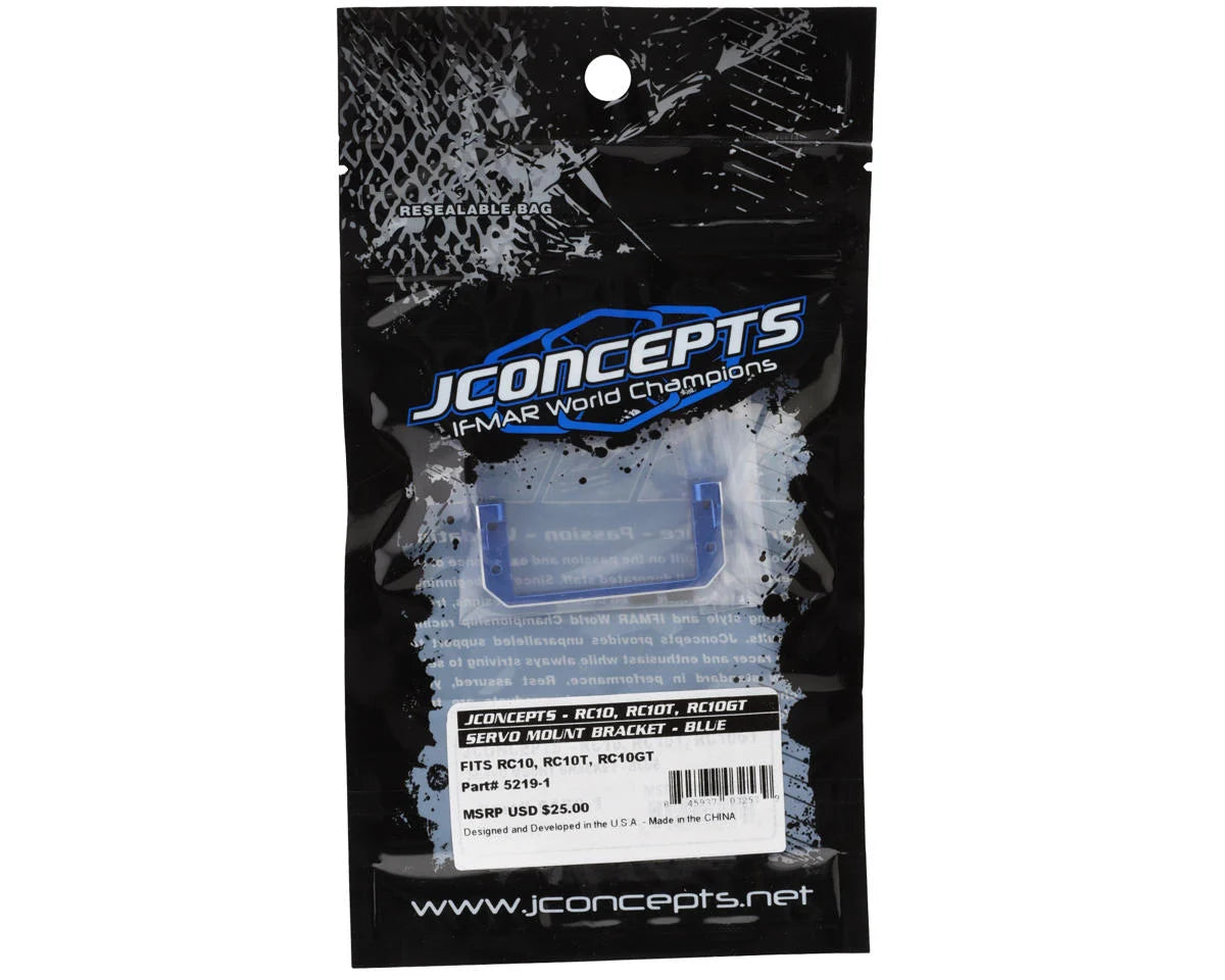 JConcepts RC10 Aluminum Servo Mount Bracket (Choose Color)