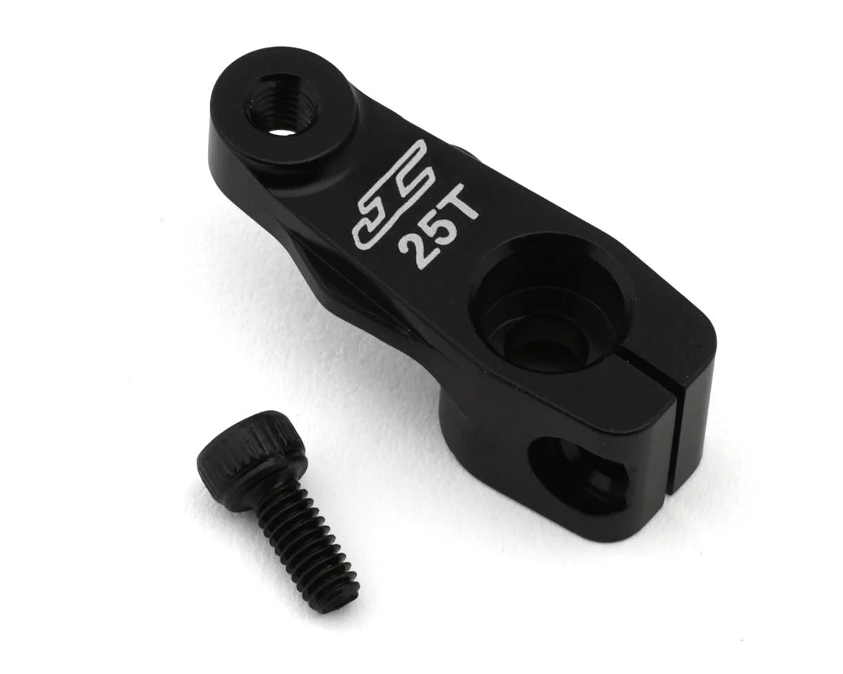 JConcepts RC10 '89 Masami Stealth 14mm Servo Horn (Black) (25T-Futaba/ProTek)