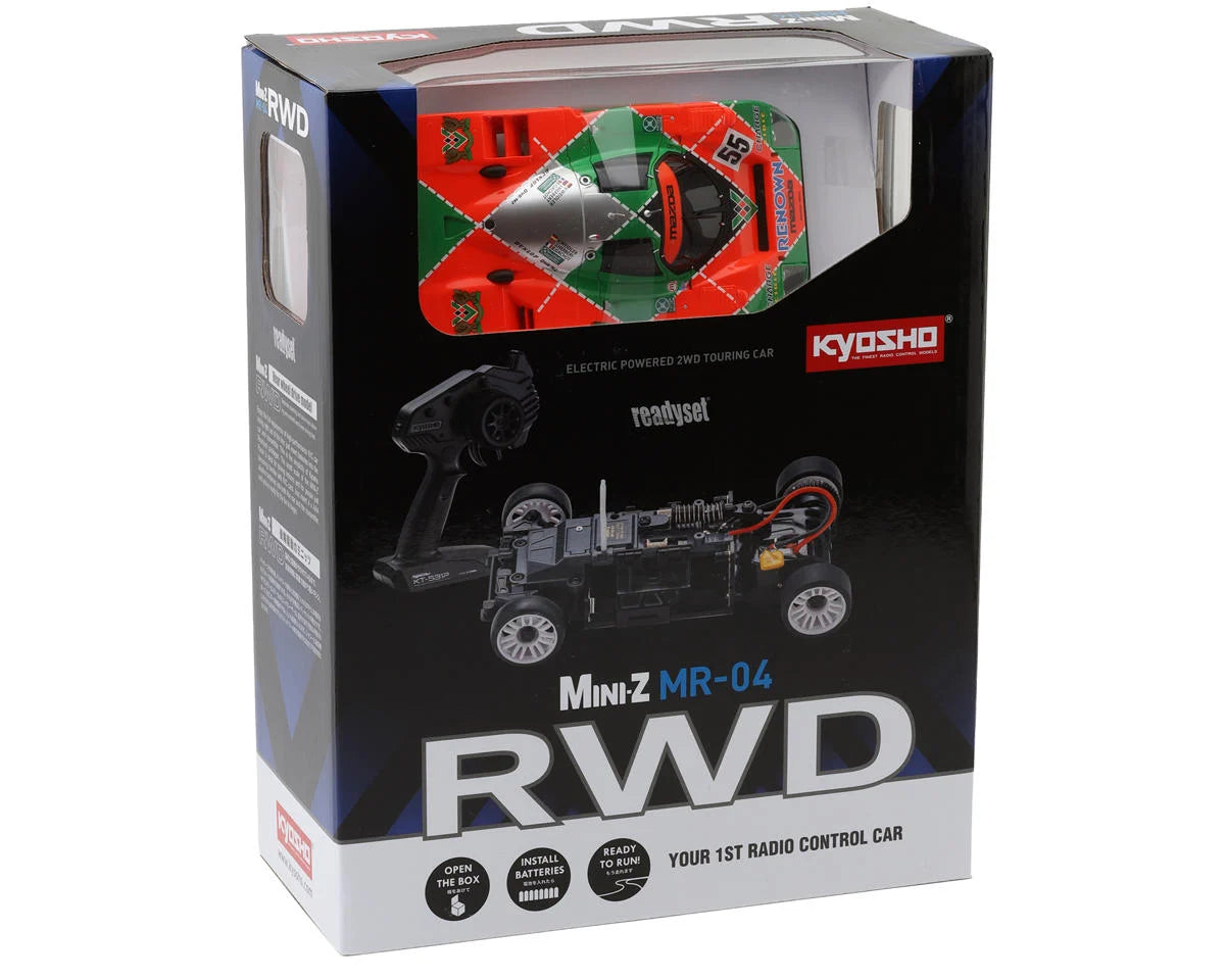 Kyosho MR-04 Mini-Z RWD ReadySet w/Mazda 787B No.55 1991 Le Mans Winner Body w/KT-531P 2.4GHz Radio