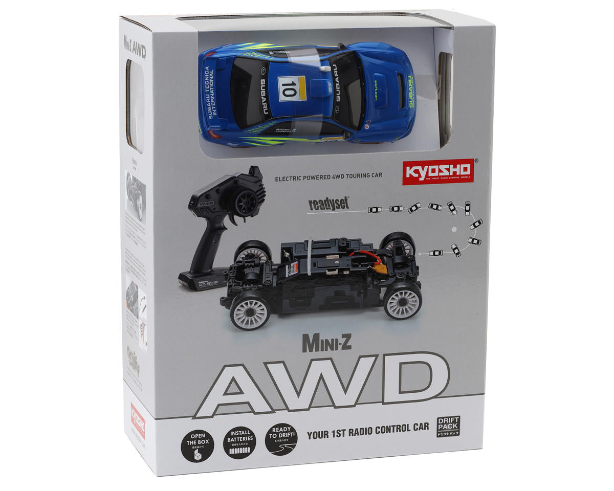 Kyosho MA-020 AWD Mini-Z ReadySet w/Subaru Impreza WRC 2002 Body & KT-531P 2.4GHz Radio