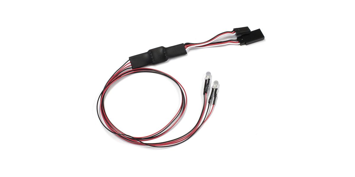 kyosho LED Light Unit (5mm/2 Bulbs/L=400/Red)