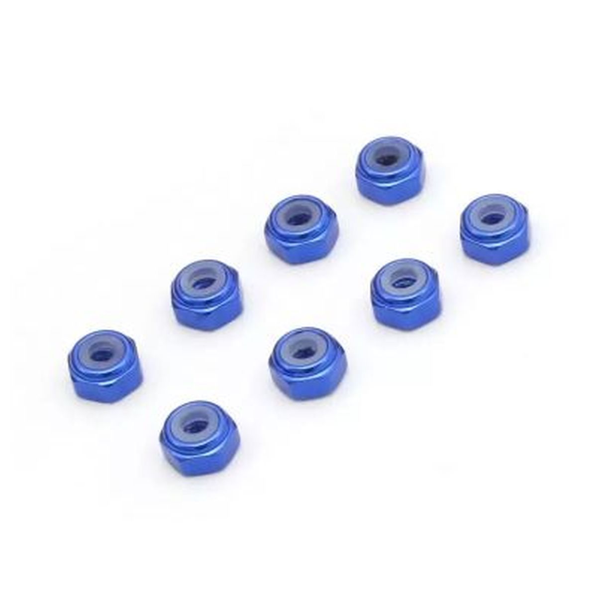 Kyosho M2 Aluminum Nylon Color Nut 8pcs (Choose Color)