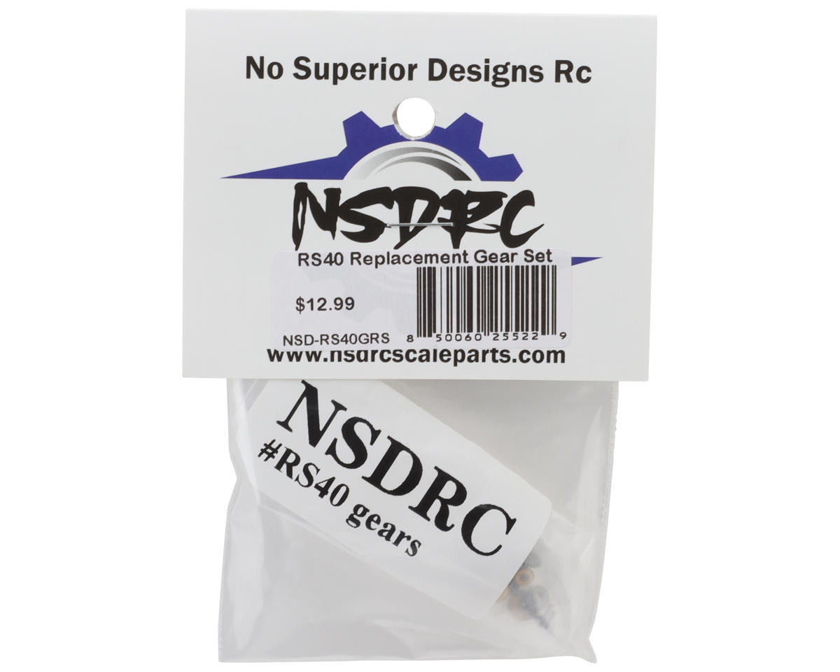 NSDRC RS40 Servo Replacement Gear Set