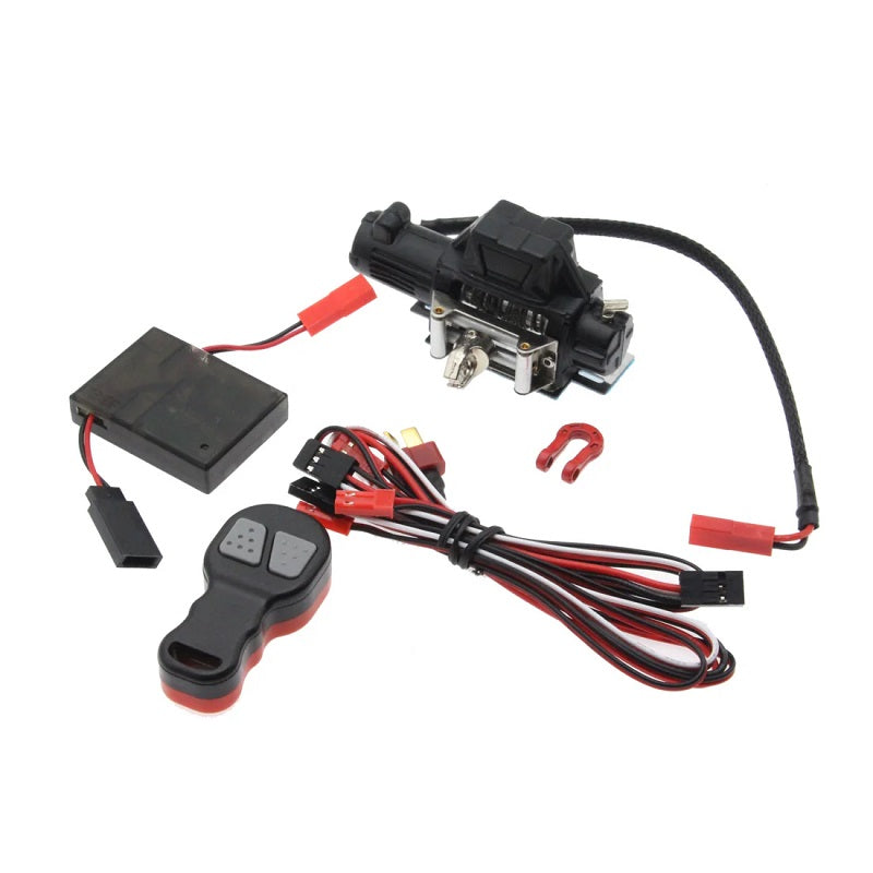 Powerhobby Winch & Remote Controller, for 1:10 RC TRX / Axial SCX10 II / Redcat
