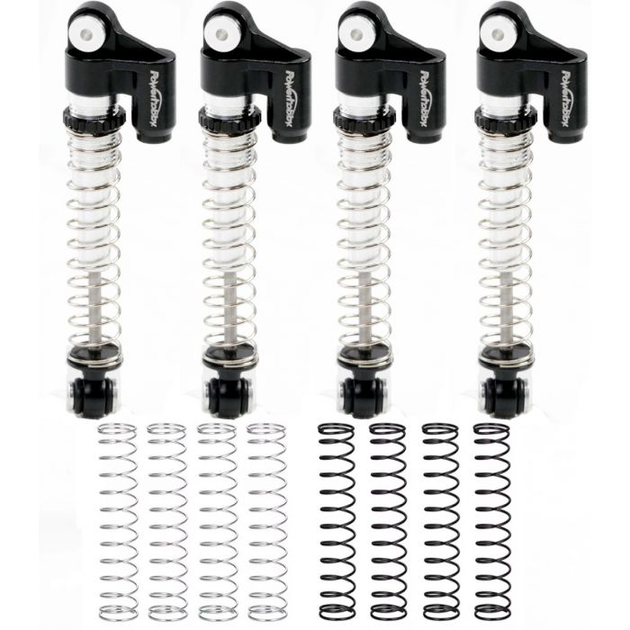 Powerhobby Axial SCX24 Aluminum Threaded Long Travel Shocks 48mm Micro Crawler - Iron City RC Hobbies