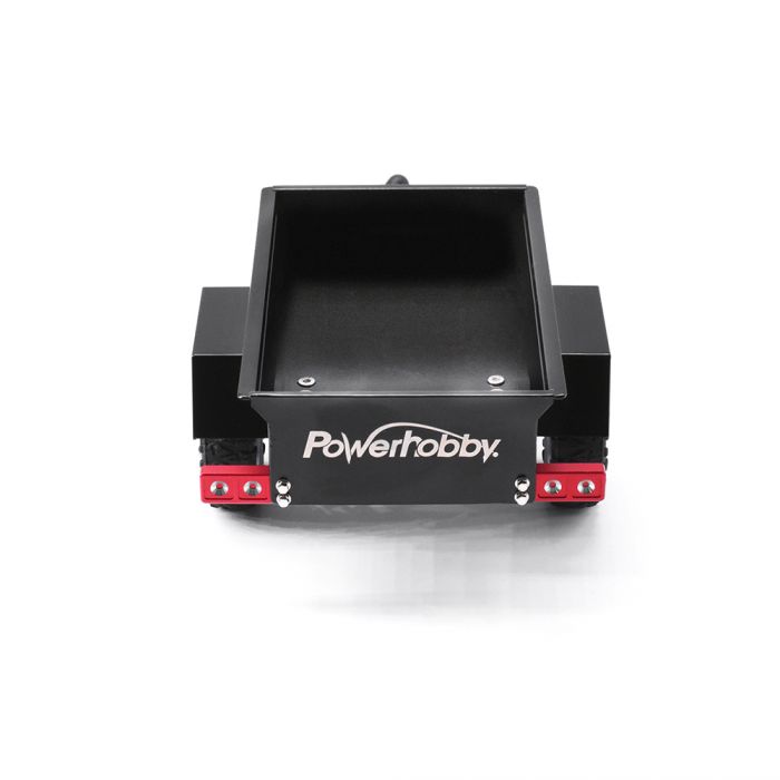 Powerhobby Aluminum Mini RC Crawler 1/24 Trailer Black Axial SCX24 / Enduro24 - Iron City RC Hobbies