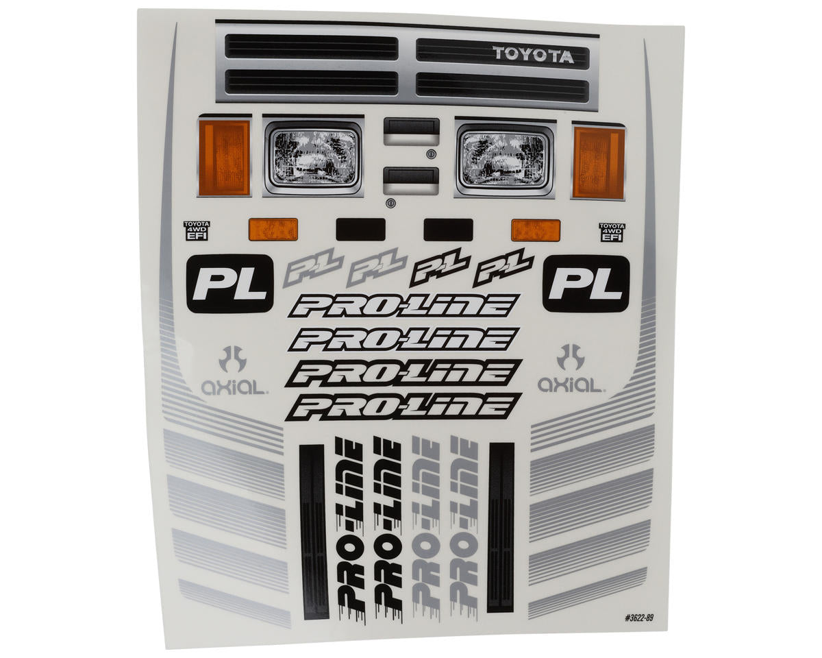 Pro-Line SCX6 1985 Toyota Hilux SR5 1/6 Rock Crawler Body (Clear) (Cab Only) (19.7")