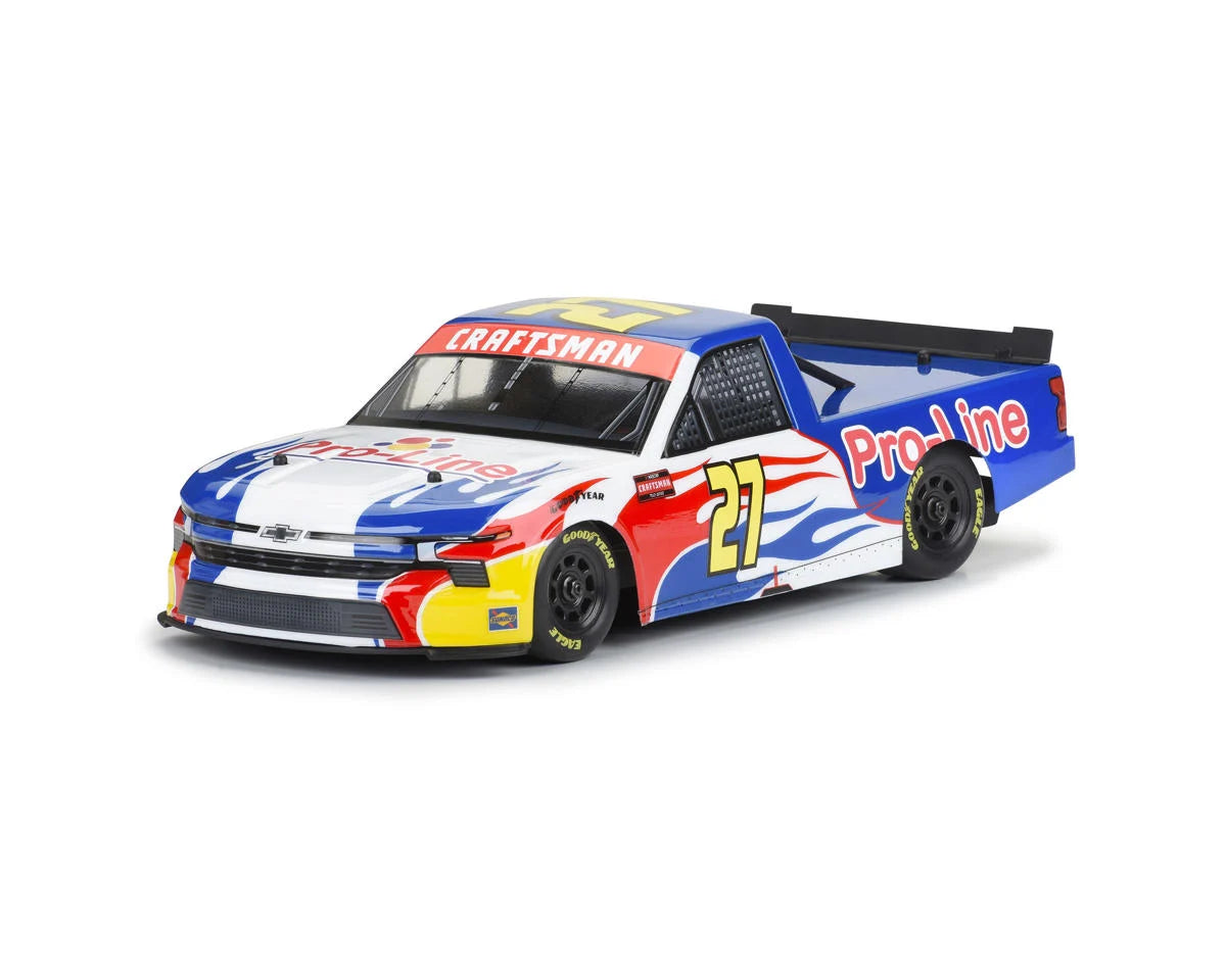 Pro-Line Losi NASCAR 1/12 2024 Chevy Silverado Truck Pre-Trimmed Body (Clear)