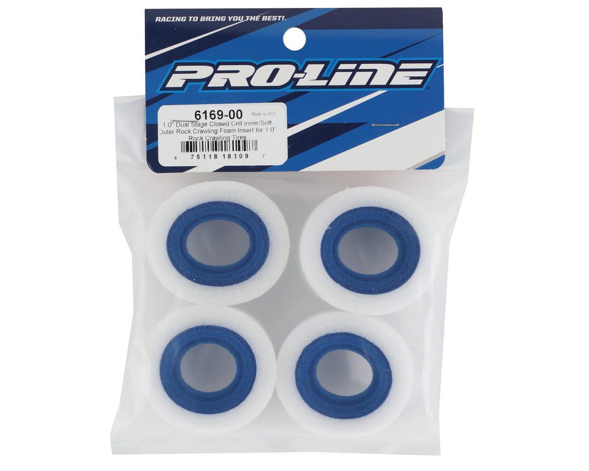 Pro-Line Dual Stage Foam Closed Cell Inner / Soft Outer, Rock Crawling Insert for Pro-Line 1.0" Tires - Iron City RC Hobbies