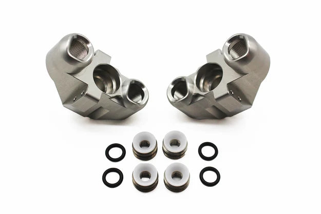 Racers Edge Aluminum Front Steering Blocks, Steering Knuckles, for Team Corally Kagama XP, Kagama 4 XL, Kronos
