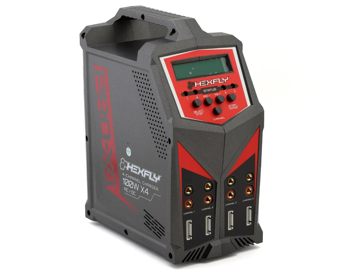 Redcat Hexfly Pro X4 Quad AC/DC Battery Charger (1-6S/7A/100Wx4)