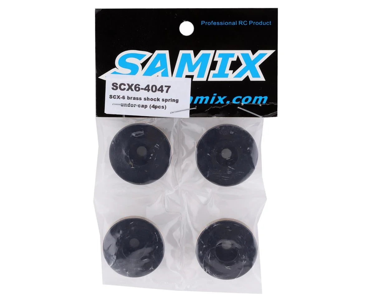 Samix SCX-6 Brass Shock Spring Cup (4)