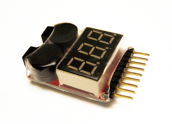 Lectron Pro Cell Spy Alarm - 8S Audio Voltage Tester - Iron City RC Hobbies