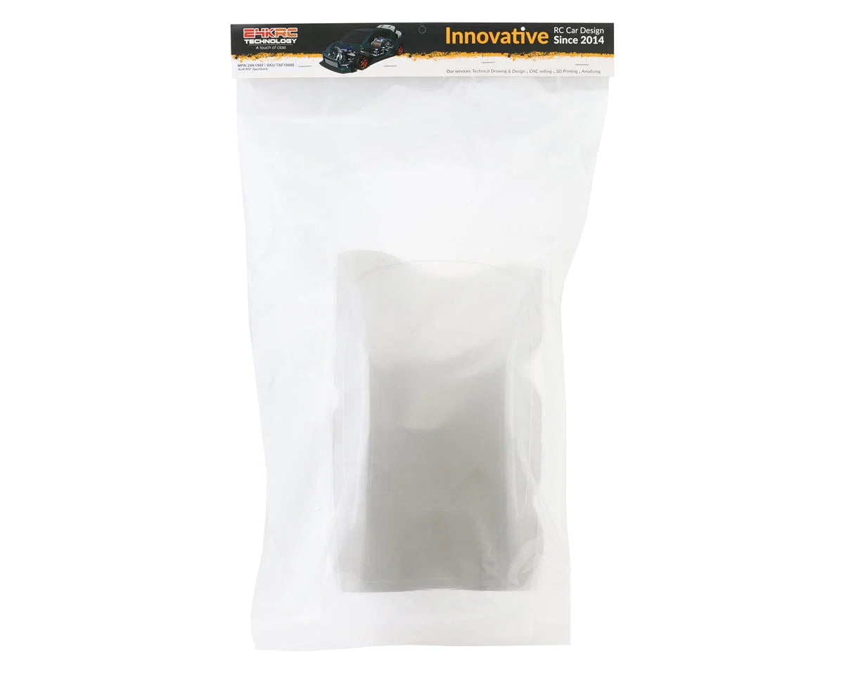 24K RC Technology 1/10 2013 Audi RS7 Sportback Drift Body (Clear) (257mm Wheelbase)