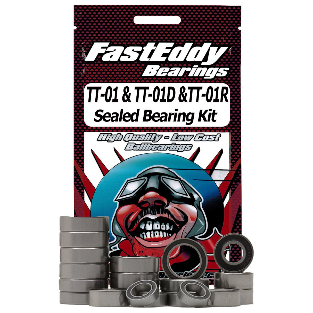 FastEddy Tamiya TT-01 Chassis Sealed Bearing Kit
