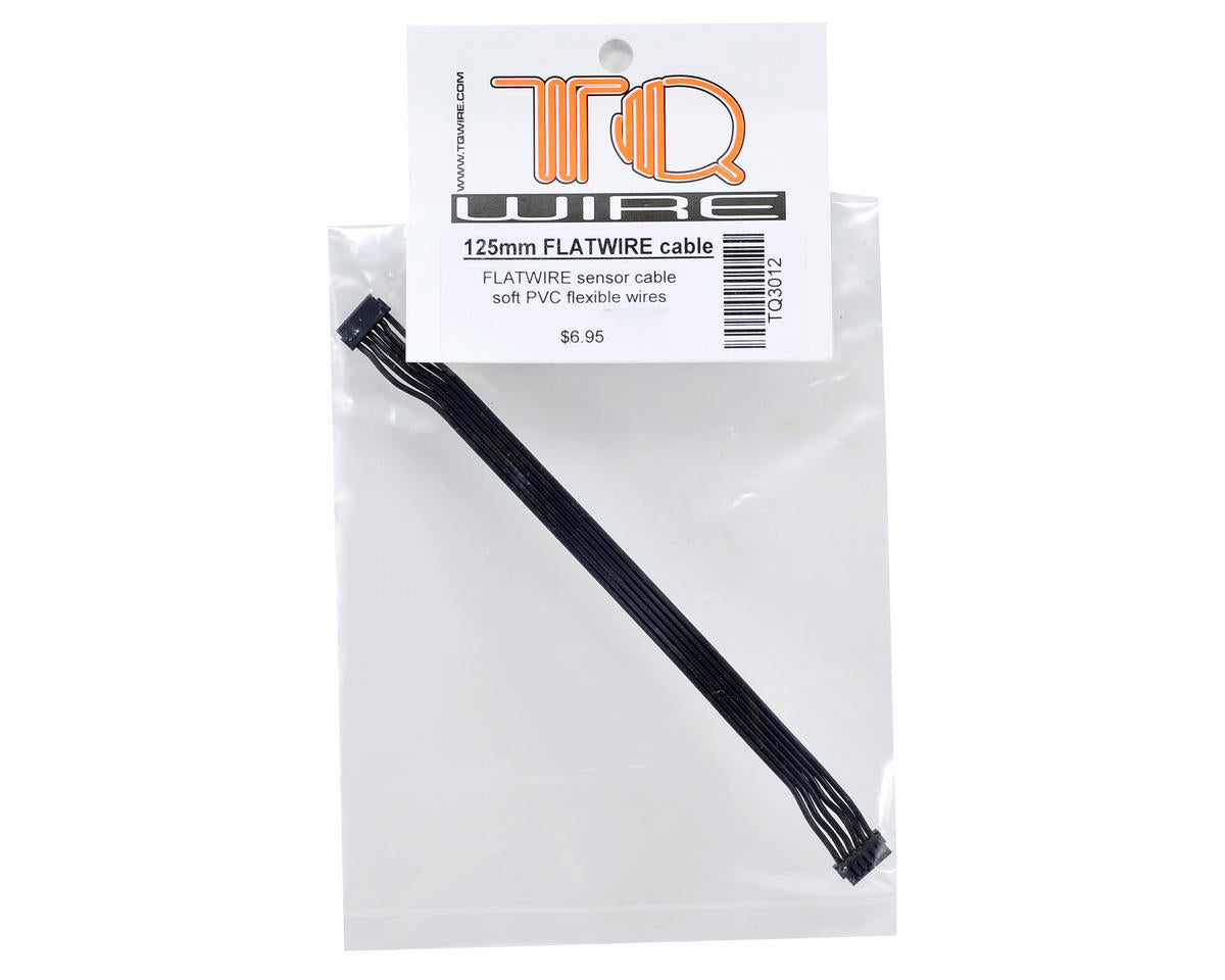 TQ Wire Flat wire Sensor Cable (125mm) - Iron City RC Hobbies