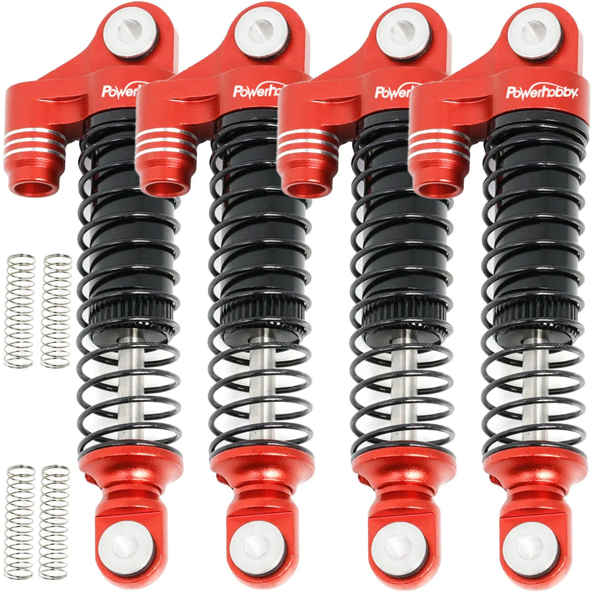 Powerhobby Aluminum 51mm Long Travel Shocks for Traxxas TRX-4M - Iron City RC Hobbies