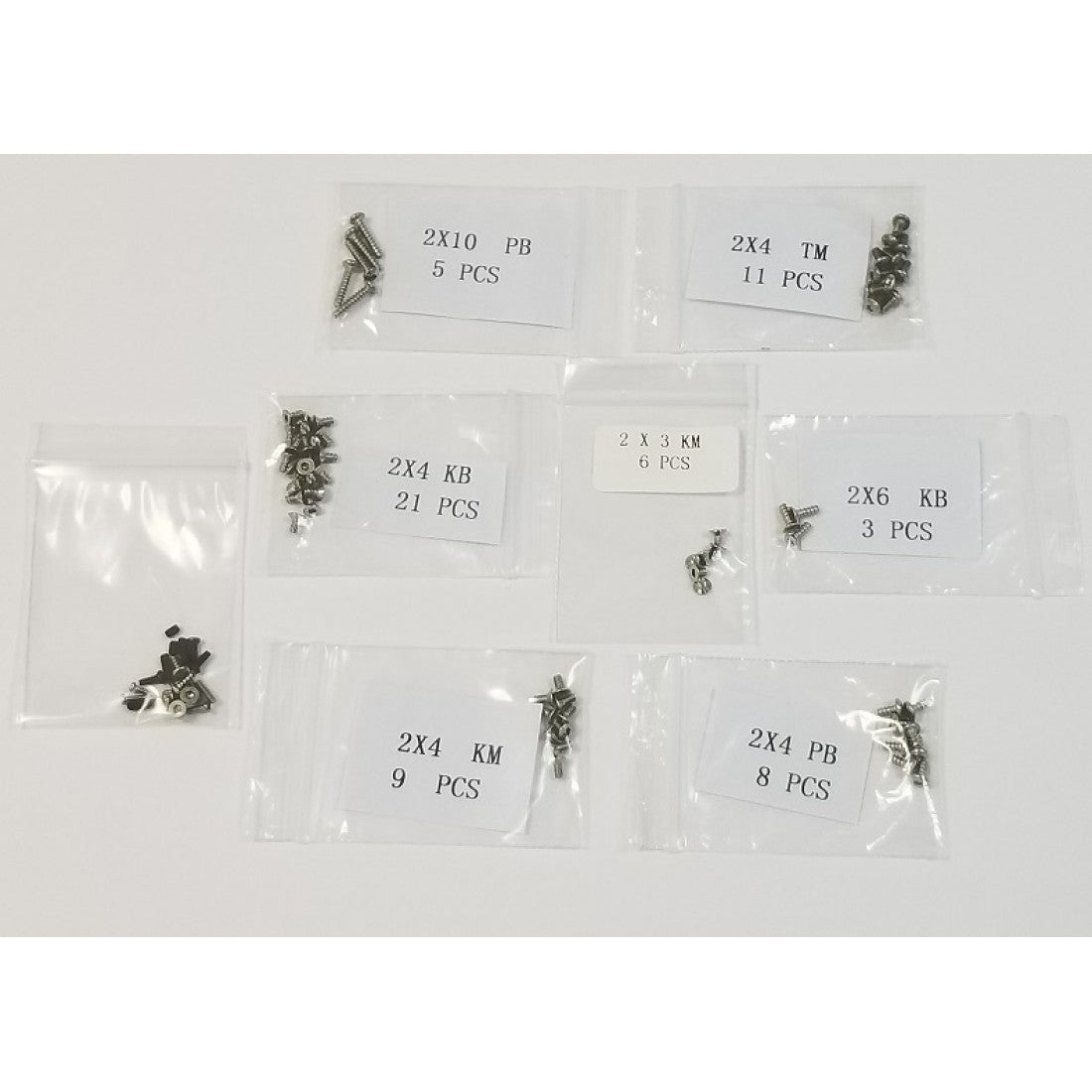 GL Racing GL Racing GLR Stainless Steel Screw Set - Iron City RC Hobbies