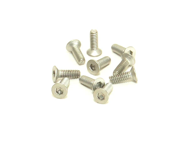 PN Racing M2x5mm Titanium Countersunk Machined Screw (10pcs) - Iron City RC Hobbies