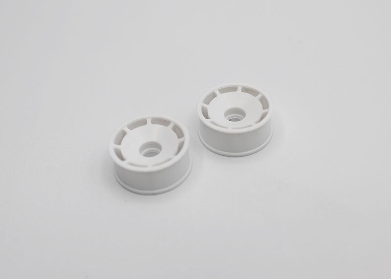 Reflex Racing Speed Dish Wheel Front +1 OffSet (White) - Iron City RC Hobbies