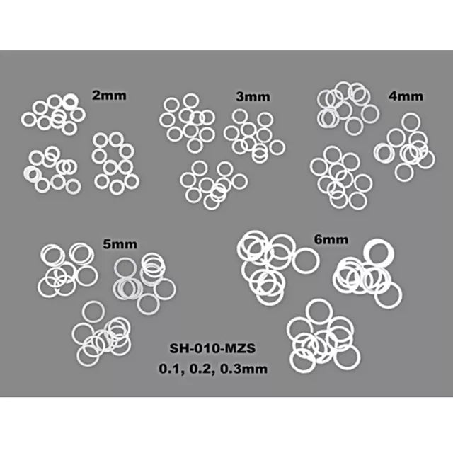 RC-Aurora ARR Shim Set For Mini-Z (0.1, 0.2, 0.3mm 10pcs each) ARR