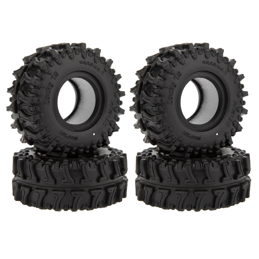 MEUS Racing 0.7-Inch Super Soft Tires for 1/30 Axial SCX30 1/32 Redcat Ascent-32