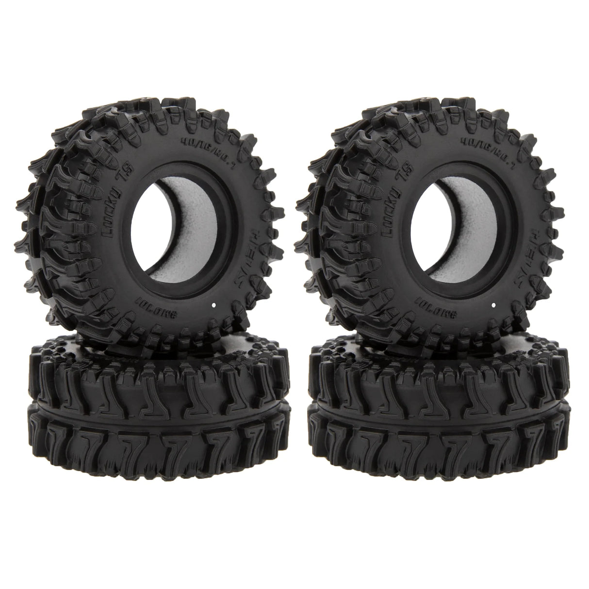 MEUS Racing 0.7-Inch Super Soft Tires for 1/30 Axial SCX30 1/32 Redcat Ascent-32