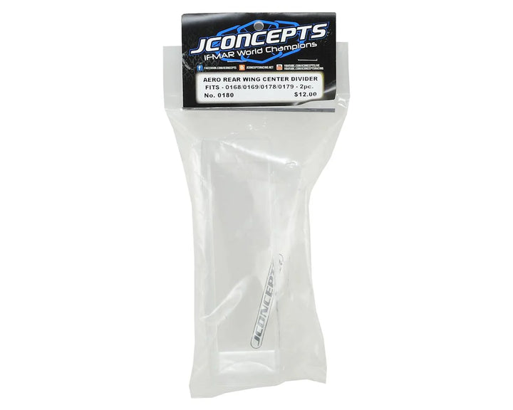 JConcepts "Aero" Rear Wing Center Divider (2) - Iron City RC Hobbies
