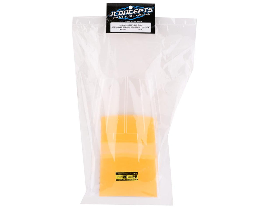 JConcepts CreepER Rock Crawler Body (12.3") (Cab Only) (Clear)
