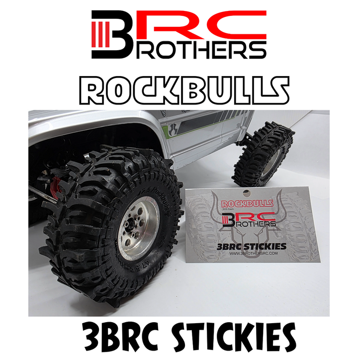 3BrothersRC Rockbulls (3brc stickies) 4.75x1.9. One pair(2 tires).