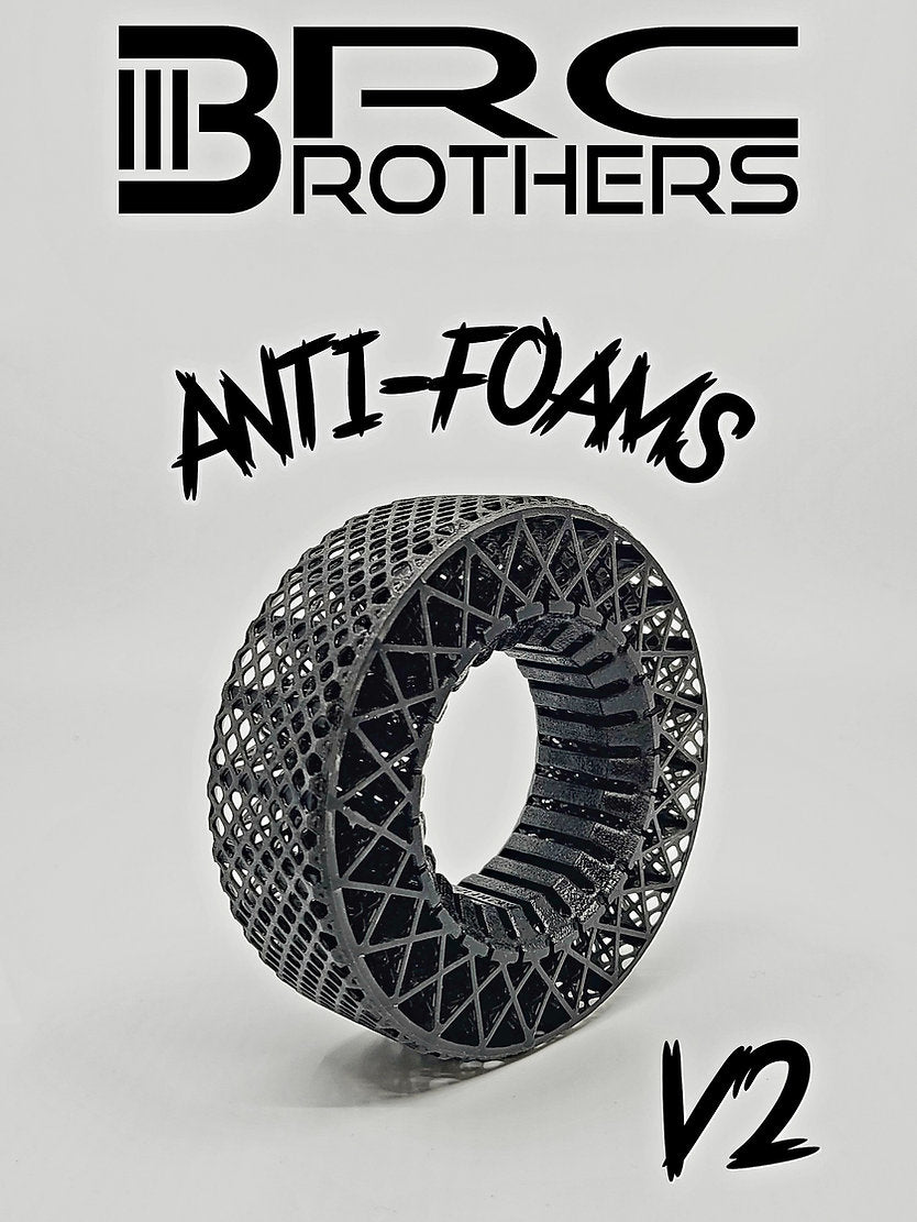 3 Brothers RC 4.75 Single-stage V2 Anti-foams. (1 pair)