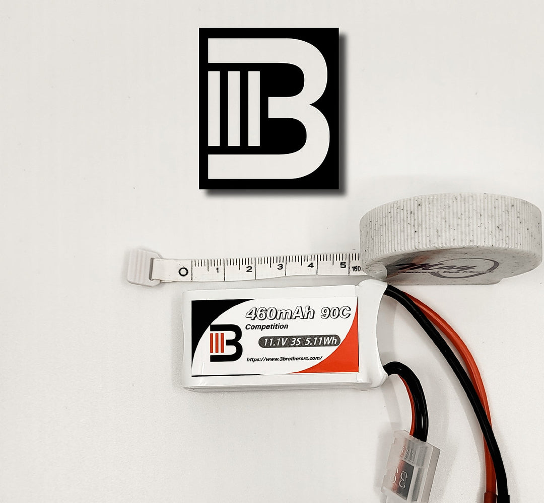 3 Brothers 460mah 3s, Competition Lipo Battery (Choose Connector)