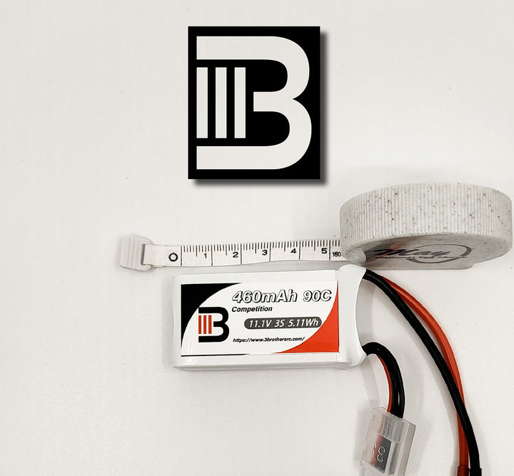 3 Brothers 460mah 3s, Competition Lipo Battery (Choose Connector)