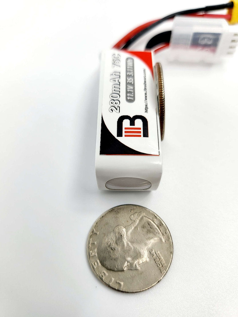 3 Brothers 280mah 3s Competition Series Lipo Battery (XT30)