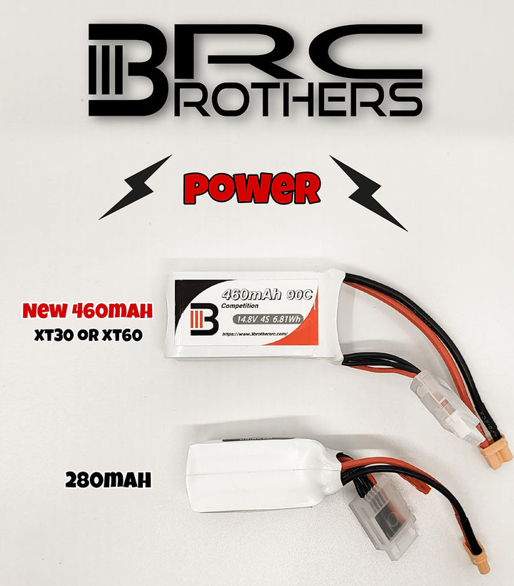 3 Brothers 460mah 3s, Competition Lipo Battery (Choose Connector)