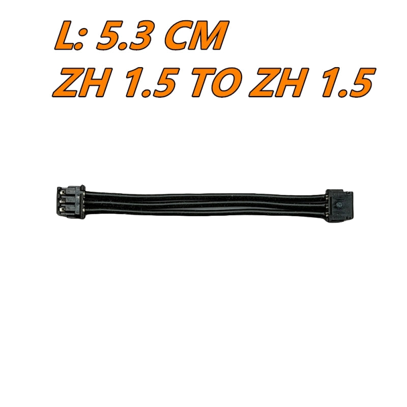 GT55 Racing 3P ZH1.5 Plug to ZH1.5 Receiver ESC Cable Connector 5.3CM GT-ZH-SH1 - Iron City RC Hobbies