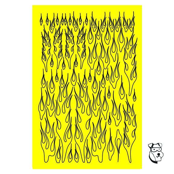 Mid-America 1/32-1/24 Paint Mask - (Choose Design) - 4.25" x 5.5"