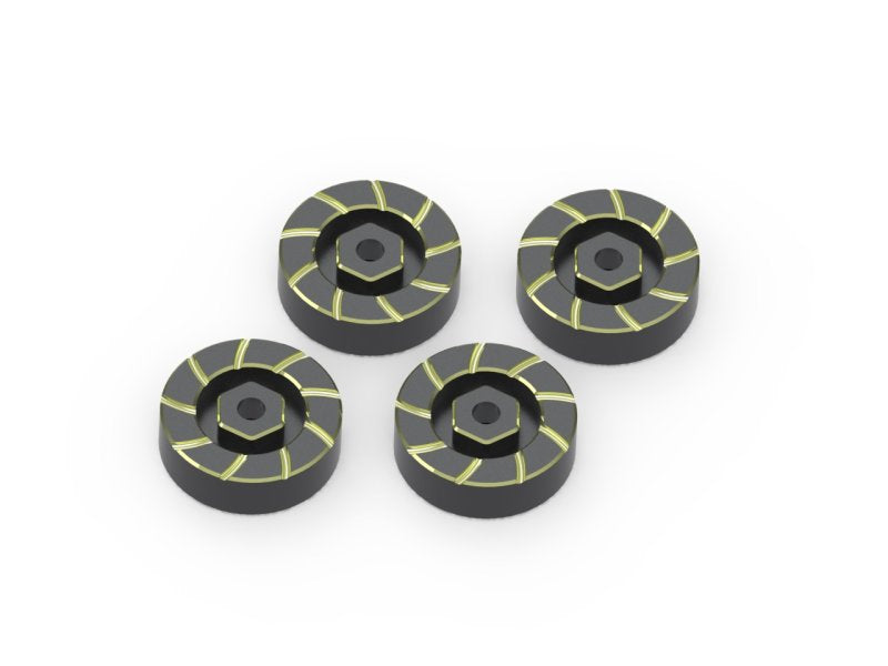 HPI Racing 7mm Hex Hub Weight Set (Brass / 4pcs), for Venture18 - Iron City RC Hobbies