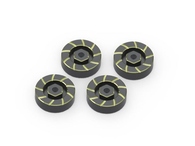 HPI Racing Steering Block Weight Set (Brass / 4pcs), for Venture18 - Iron City RC Hobbies
