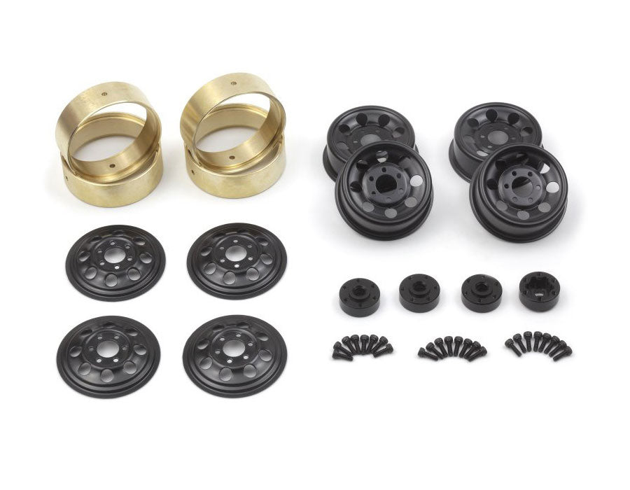HPI Racing CS-8 Steel Beadlock Wheel 1.2in (Black / 4pcs), for Venture18