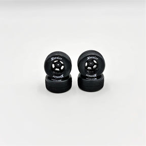 1RC FR/RR Soft Tires & Black Wheels, 1/18 Asphalt LM (4) - Iron City RC Hobbies