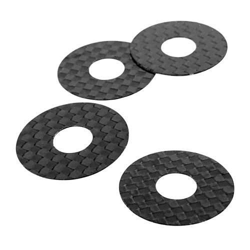 1UP Racing Carbon Body Washers 7/8mm * Iron City RC Hobbies
