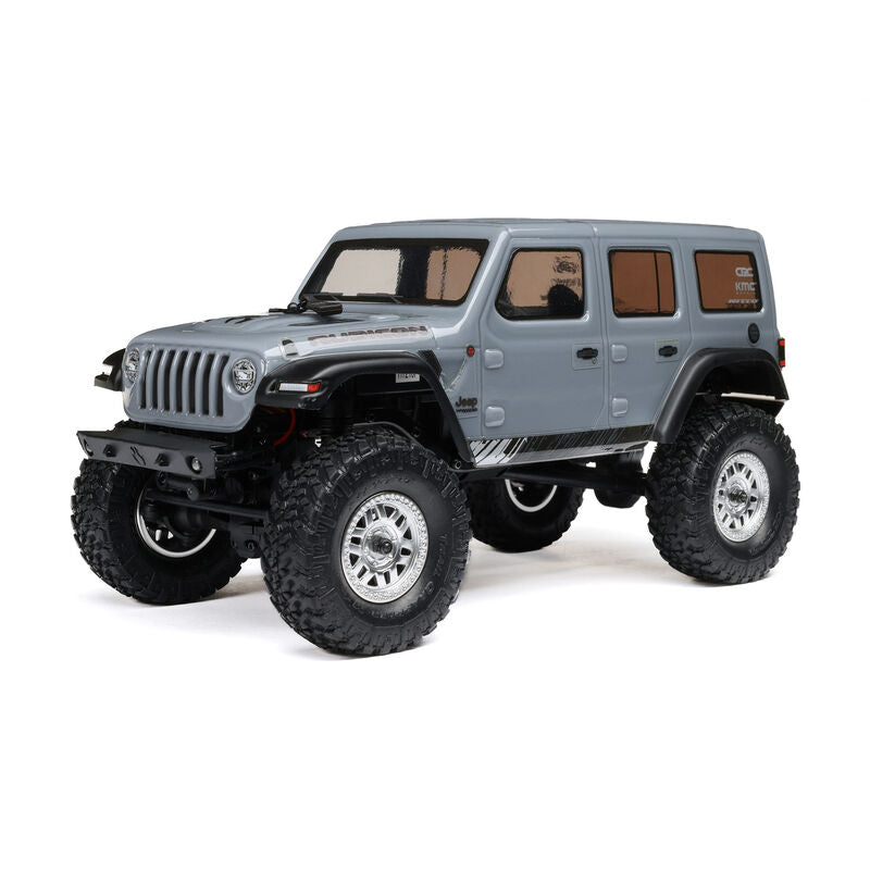 Axial 1/24 SCX24 Jeep Wrangler JLU 4X4 Rock Crawler Brushed RTR, Gray - Iron City RC Hobbies